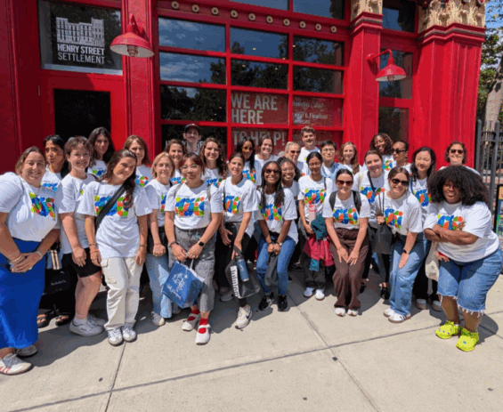 NYC DCI team outside Henry Street Settlement